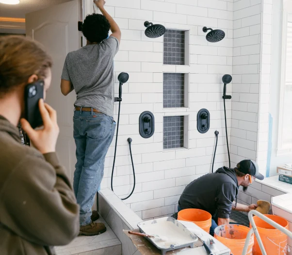 bathroom construction ongoing 2